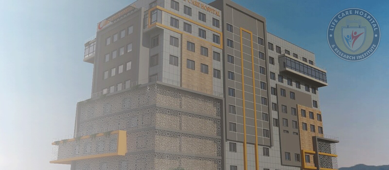 Life Care Hospital and Research Institute building in Peshawar
